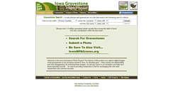 Desktop Screenshot of iowagravestones.org
